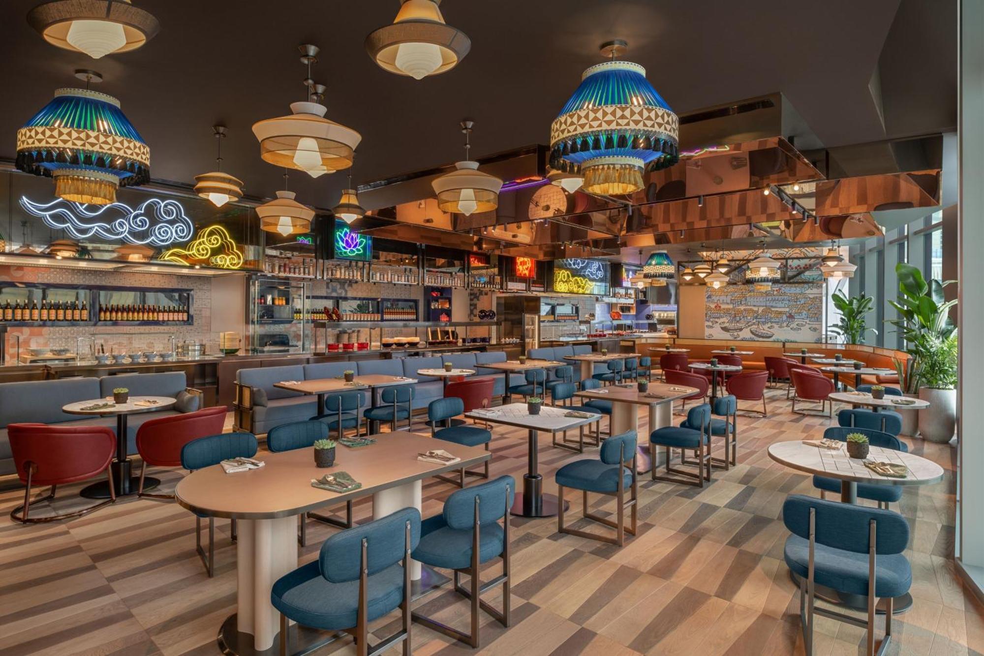 W Macau - Studio City 외부 사진 The interior of the restaurant