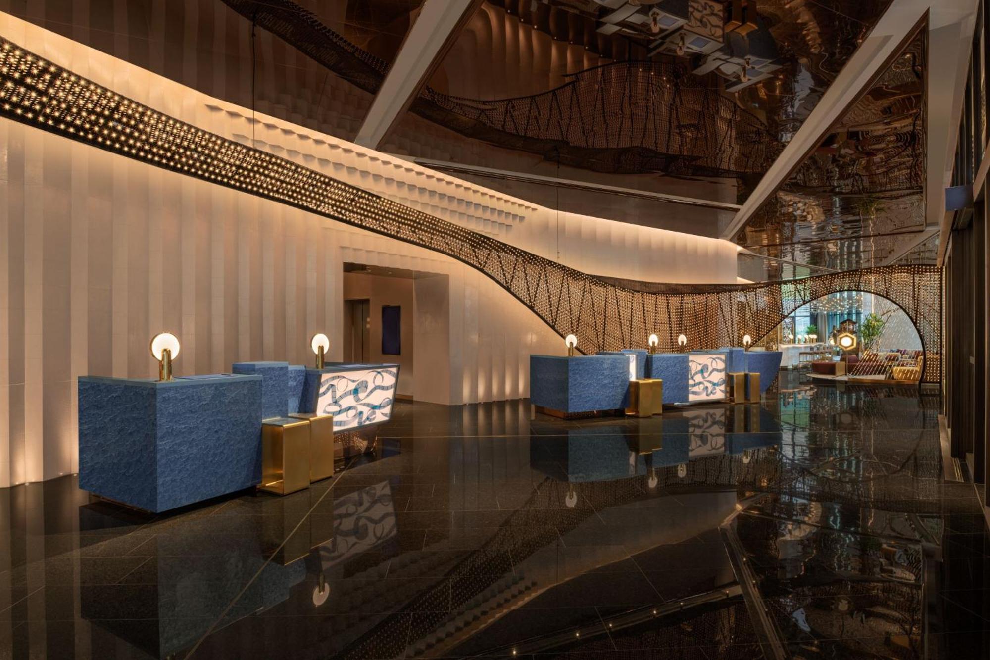W Macau - Studio City 외부 사진 The lobby of the hotel